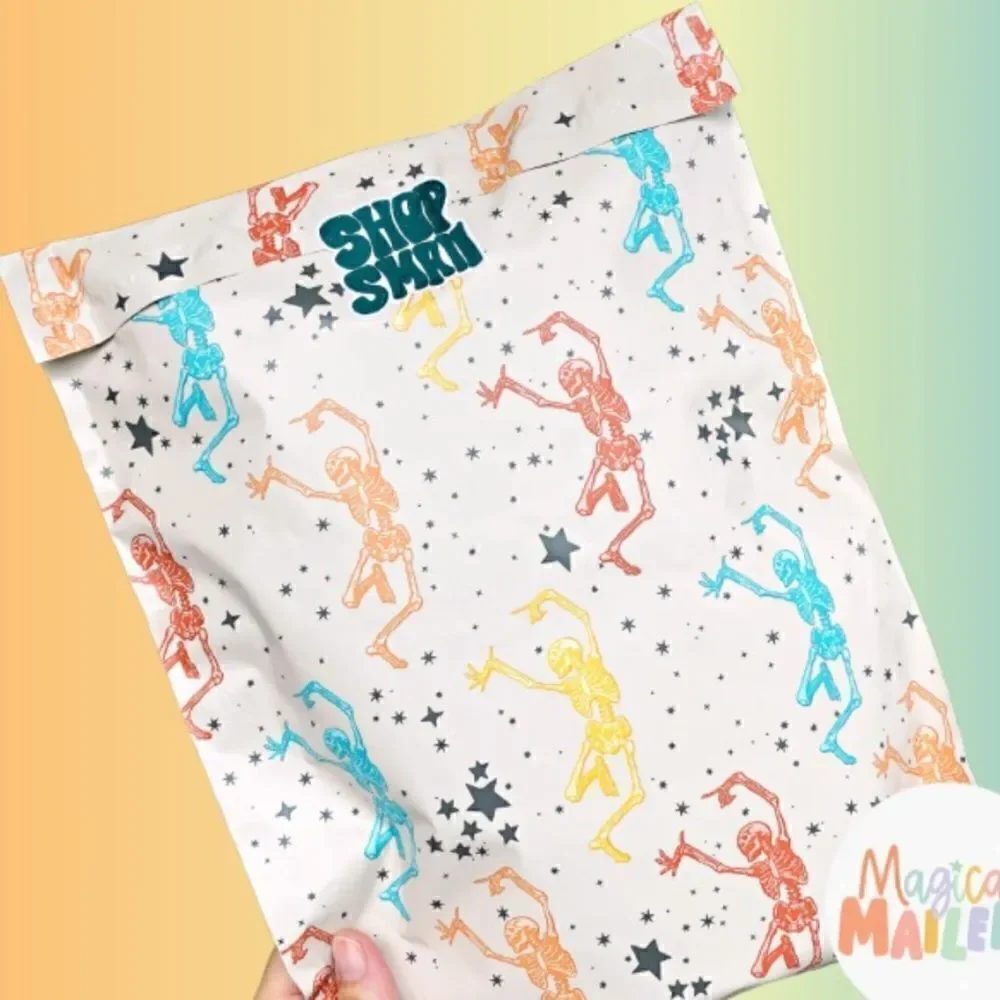 Poly Mailers 6x9 10x13 14.5x19 35 pieces 35 stickers